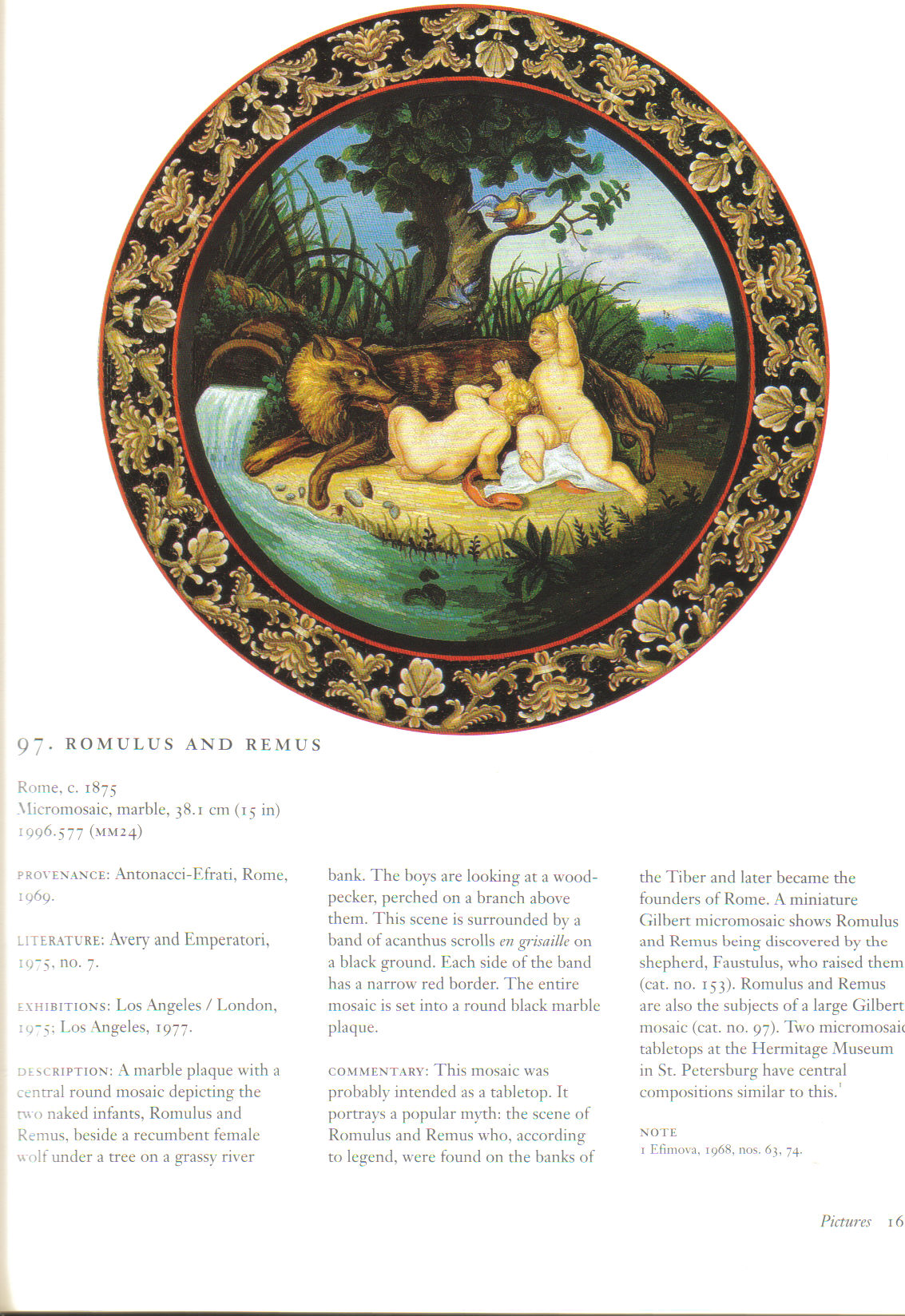 Romulus and Remus Plaque